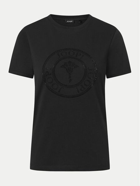 JOOP! T-Shirt 30042942 Czarny Slim Fit. Czarne t-shirty damskie Joop!, bez wzorów, bez kołnierzyka. Za 329.99 zł.