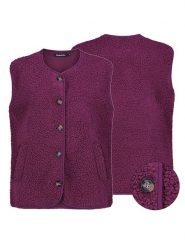 Sublevel Kamizelka pluszowa w kolorze fioletowym rozmiar: L/XL. Różowe kamizelki damskie Sublevel, l, bez wzorów, bez kaptura. Za 204.48 zł.