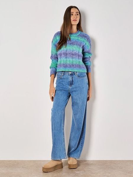 Apricot Sweter w kolorze turkusowo-niebieskim rozmiar: M. Niebieskie swetry klasyczne damskie Apricot, m, ze splotem, bez kołnierzyka. Za 104.89 zł.