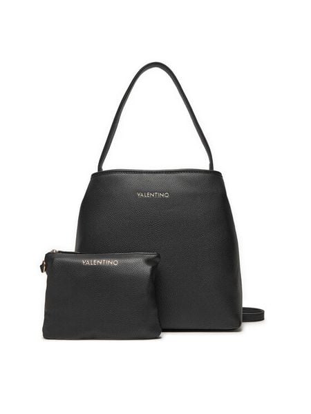 Valentino Torebka Brixton VBS7LX03 Czarny. Czarne torebki klasyczne damskie Valentino, ze skóry, bez dodatków. Za 379.99 zł.