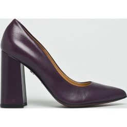 Solo Femme - Czółenka. Szare czółenka damskie Solo Femme, z materiału. Za 339.90 zł.