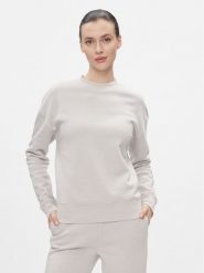 Calvin Klein Bluza Metallic Micro Logo Sweatshirt K20K206961 Beżowy Regular Fit. Brązowe bluzy damskie Calvin Klein, s, bez wzorów, z syntetyku, bez kaptura. Za 519.99 zł.