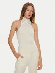Marciano Guess Golf 4BGR37 5439Z Écru Regular Fit. Golfy damskie Marciano Guess, s, z aplikacjami, z wiskozy, bez ramiączek. Za 469.99 zł.