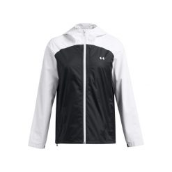 Damska kurtka wodoodporna Under Armour Cloudstrike. Białe kurtki damskie Under Armour, bez wzorów, bez kaptura. Za 510.50 zł.