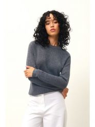 AUTHENTIC CASHMERE Kaszmirowy sweter "Ecrin" w kolorze antracytowym rozmiar: XXL. Czarne swetry klasyczne damskie AUTHENTIC CASHMERE, xxl, z kaszmiru, bez kołnierzyka. Za 342.95 zł.