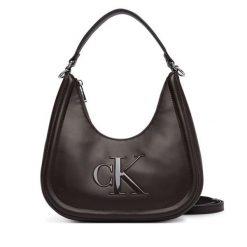 Torebka Calvin Klein. Brązowe torebki klasyczne damskie Calvin Klein, bez dodatków. Za 409.99 zł.
