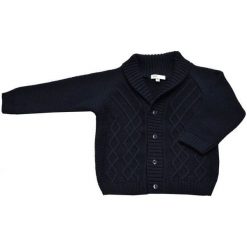 EKO Sweter Chłopięcy 122 Ciemny Niebieski. Niebieskie swetry chłopięce EKO, z bawełny. Za 85.00 zł.