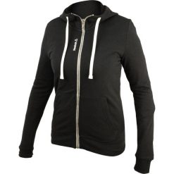 Bluza z kapturem Reebok Fitness El French Terry, Kobiety. Czarne bluzy damskie Reebok, xl, bez wzorów, z elastanu, z kapturem. Za 290.00 zł.