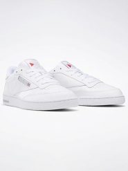 Reebok Skórzane sneakersy "Club C 85" w kolorze białym rozmiar: 39. Białe obuwie sportowe damskie Reebok, bez zapięcia. Za 331.75 zł.