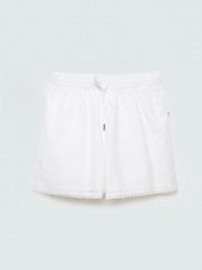 Szorty damskie bawełniane haftowane białe Balbine 100. Białe szorty damskie Big Star, bez wzorów, z bawełny. Za 159.99 zł.