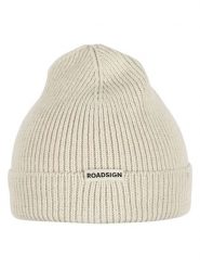 Roadsign Czapka w kolorze kremowym rozmiar: onesize. Brązowe czapki damskie Roadsign, bez wzorów, prążkowane. Za 26.99 zł.