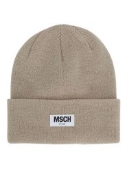 MOSS COPENHAGEN Czapka beanie w kolorze beżowym rozmiar: onesize. Brązowe czapki damskie Moss Copenhagen, bez wzorów, z materiału. Za 92.21 zł.
