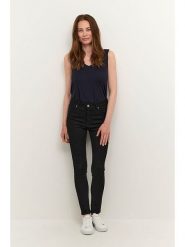 CULTURE Dżinsy - Slim fit - w kolorze czarnym rozmiar: 38. Czarne jeansy damskie Culture, z podwyższonym stanem. Za 180.49 zł.
