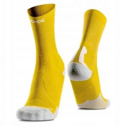 Skarpety unisex X-Socks Bike Perform Crew Flash Yellow Y012. Żółte skarpetki damskie X Socks, bez wzorów. Za 119.99 zł.