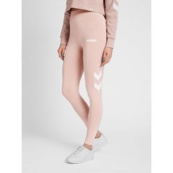 Damskie wysokie legginsy Hummel Legacy. Białe legginsy damskie Hummel, bez wzorów. Za 117.00 zł.