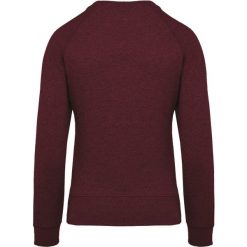 Bluza damska z okrągłym dekoltem z bawełny organicznej Kariban. Brązowe bluzy damskie KARIBAN, bez wzorów, z bawełny, bez kaptura. Za 194.00 zł.