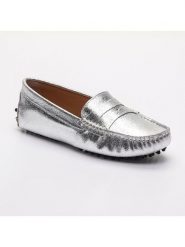 CHARLES & SMITH Mokasyny "Thandie" w kolorze srebrnym rozmiar: 38. Szare mokasyny damskie CHARLES & SMITH, bez obcasa. Za 173.99 zł.