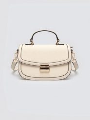 Torebka damska do ręki z dodatkowym paskiem beżowa Zahari 801. Brązowe torebki klasyczne damskie Big Star, z materiału, do ręki, bez dodatków. Za 179.99 zł.