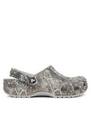 Crocs Klapki Classic Pop Animal 214153 Szary. Szare klapki damskie Crocs, bez wzorów, z tworzywa sztucznego, bez obcasa, bez zapięcia. Za 259.99 zł.