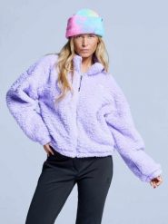 Kurtka Fluffy - Damska - Cztery pory roku - Miś - Liliowa. Fioletowe kurtki sportowe damskie POEDERBAAS, l, bez wzorów, z materiału, bez kaptura. Za 199.42 zł.
