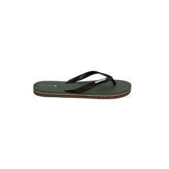 Japonki plażowe Gorilla Wear Kokomo Flip-Flops. Zielone klapki damskie GORILLA WEAR, bez wzorów, prążkowane, bez obcasa, bez zapięcia. Za 99.40 zł.