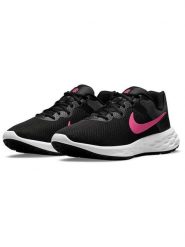 Nike Sportswear Buty "Revolution 6" w kolorze czarno-różowym do biegania rozmiar: 38. Czarne obuwie sportowe damskie Nike Sportswear, bez zapięcia, do biegania. Za 176.08 zł.