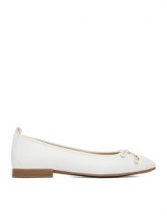 Lasocki Baleriny CEO-RST-ROMI-04 Biały. Białe balerinki damskie Lasocki, bez wzorów, ze skóry. Za 169.99 zł.