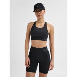 Damski bezszwowy biustonosz sportowy Hummel TE Christel. Czarne biustonosze sportowe damskie Hummel, bez wzorów. Za 134.50 zł.