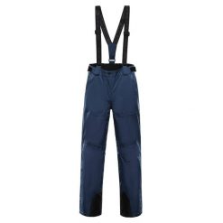 Spodnie damskie narciarskie snowboardowe 10.000 Alpine Pro Edesa 2. Niebieskie spodnie sportowe damskie Alpine Pro, na zimę, bez wzorów, narciarskie. W wyprzedaży za 519.00 zł.