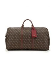 Guess Torba podróżna w kolorze brązowym - 35 x 26 x 22 cm rozmiar: onesize. Brązowe torby podróżne Guess, z aplikacjami, z materiału. Za 565.99 zł.