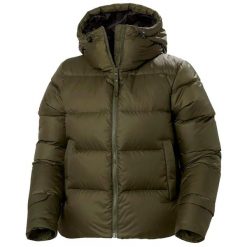 Puchowa Kurtka Helly Hansen W Essence Damskie. Zielone kurtki damskie Helly Hansen, bez wzorów, z puchu, bez kaptura. W wyprzedaży za 808.85 zł.