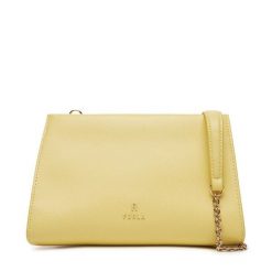 Torebka Furla. Żółte torebki wieczorowe damskie Furla, bez wzorów, bez dodatków. Za 549.99 zł.