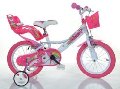 Dino Bikes 144R-UN rower Rower miejski 35,6 cm (14") Stal Różowy, Biały. Białe bez kategorii No Name. Za 774.99 zł.