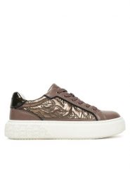 PINKO Sneakersy Yoko 21 SS0103P100 Brązowy. Brązowe obuwie sportowe damskie Pinko, ze skóry, bez zapięcia. Za 899.99 zł.