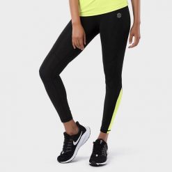 Kobieta Fitness Legginsy sportowe ze średnim stanem Golden Series SIROKO Czarny. Czarne legginsy damskie SIROKO, m, bez wzorów, z elastanu. Za 150.15 zł.