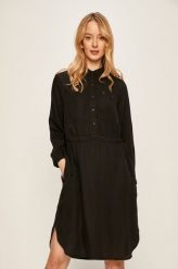 LEE 70s DRESS DAMSKA SUKIENKA BLACK L50PAB01 112111374. Czarne sukienki damskie Lee, bez wzorów, bez ramiączek. Za 189.99 zł.