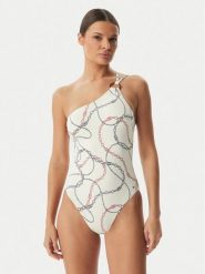 Tommy Hilfiger Strój kąpielowy UW0UW06398 Biały. Białe stroje jednoczęściowe Tommy Hilfiger, bez wzorów, z syntetyku. Za 489.99 zł.