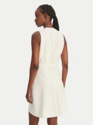 HUGO Sukienka koktajlowa Kidenna 50559186 Écru Regular Fit. Sukienki damskie Hugo, bez wzorów, z syntetyku, wizytowe, bez ramiączek. Za 1,089.00 zł.