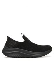 Skechers Sneakersy Slip-Ins Ultra Flex 3.0 - Smooth Step 403844L/B Czarny. Czarne buty sportowe chłopięce Skechers, z materiału, bez zapięcia. Za 269.99 zł.
