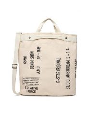 G-Star Raw Torebka EO-XC8537A Écru. Shopper bag G-Star Raw, bez wzorów, z materiału, bez dodatków. Za 229.99 zł.