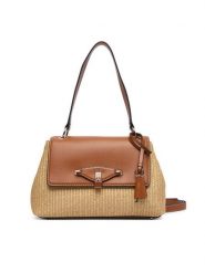 Guess Torebka Maggie Straw HWWG97 53190 Beżowy. Brązowe torebki klasyczne damskie Guess, z syntetyku, bez dodatków. Za 584.99 zł.