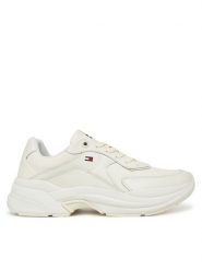 Tommy Hilfiger Sneakersy FW0FW08556 Biały. Białe obuwie sportowe damskie Tommy Hilfiger, ze skóry, bez zapięcia. Za 379.99 zł.