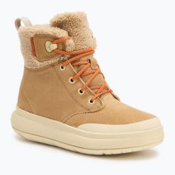 Buty damskie Merrell Marquette Thermo Lace Wp. Brązowe obuwie trekkingowe damskie Merrell, bez zapięcia. Za 639.99 zł.