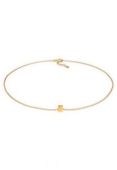 Elli Damski choker wisiorek kostka Geo Look Trend Blogger srebro 925 Sterling Silver Naszyjniki 1 ct. Szare naszyjniki damskie Elli, pozłacane. Za 249.89 zł.