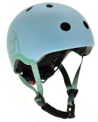 Scoot & Ride Kask XXS-S Steel. Brązowe akcesoria rowerowe Scoot Ride. Za 195.00 zł.