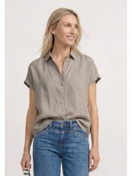 Street One Bluzka w kolorze beżowym rozmiar: 36. Brązowe bluzki damskie Street One, bez wzorów, z bawełny, street, bez kołnierzyka, bez ramiączek. Za 179.95 zł.