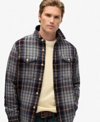 Superdry The Merchant Store Koszula Heavy Checked – 100% Bawełna Organic. Niebieskie koszule damskie Superdry, m, z aplikacjami, z bawełny, klasyczne, bez kołnierzyka, bez ramiączek. Za 353.45 zł.