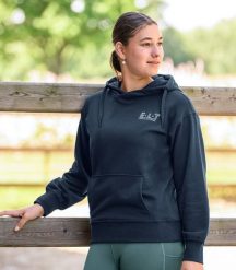 Bluza damska z kapturem ELT Strasbourg. Niebieskie bluzy damskie ELT, l, bez wzorów, z bawełny, z kapturem. Za 214.00 zł.