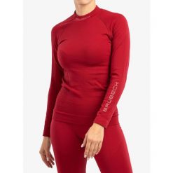 Bluza termoaktywna damska Brubeck Extreme Thermo Sweatshirt. Czerwone bluzy damskie Brubeck, bez wzorów, bez kaptura. Za 205.99 zł.