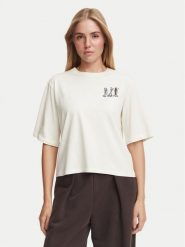 The North Face T-Shirt NF0A8JAP Beżowy jasny Boxy Fit. Brązowe t-shirty damskie The North Face, xs, bez wzorów, z bawełny, bez kołnierzyka. Za 169.99 zł.